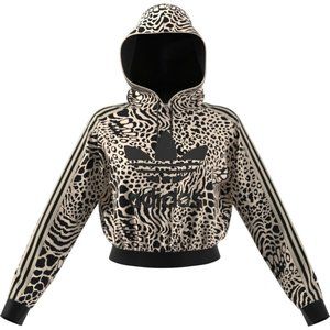 adidas Originals Leopard Allover Print Sweatshirt - Size XL